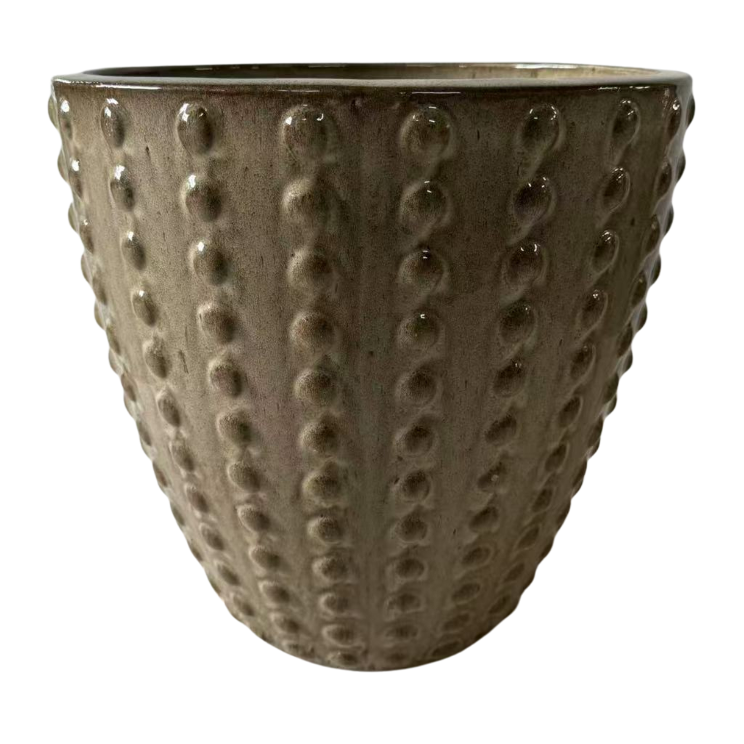 ATTILA Pot 38x37cm sanded bronze