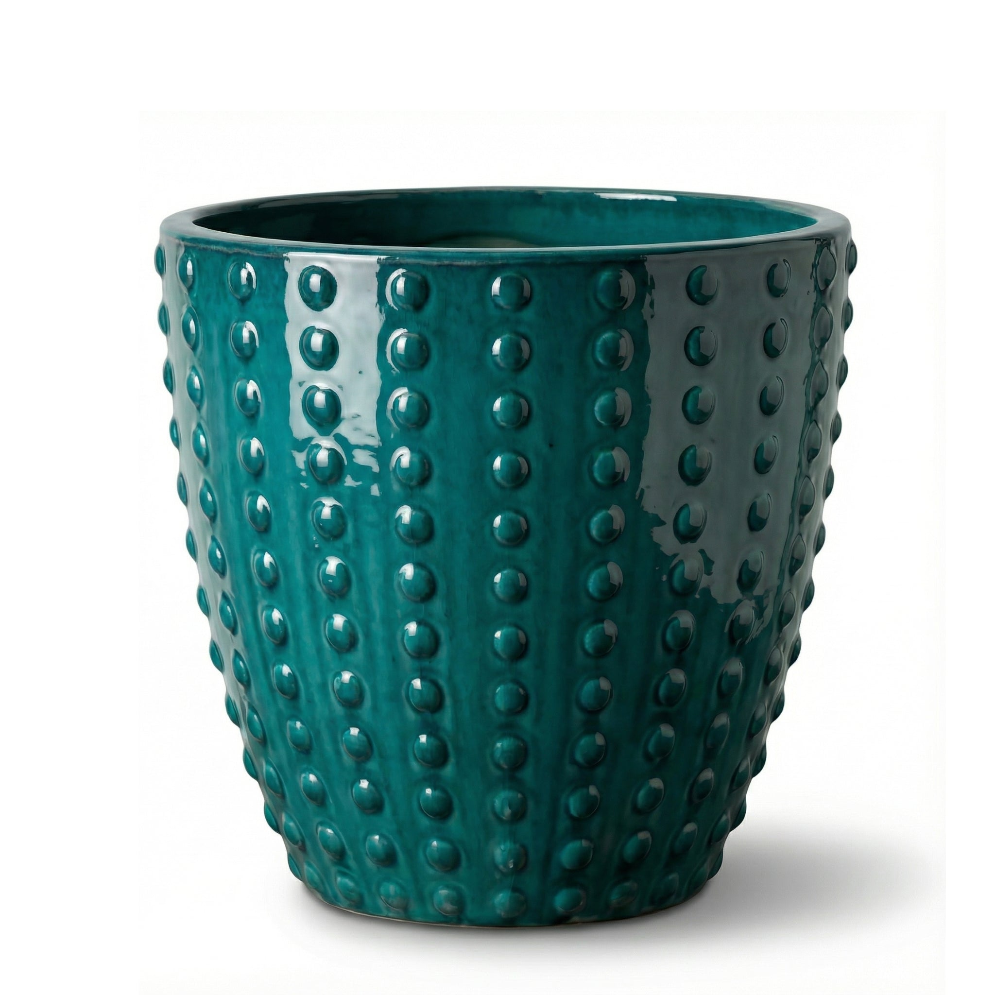 Pot ATTILA 38x37cm bleu pétrole