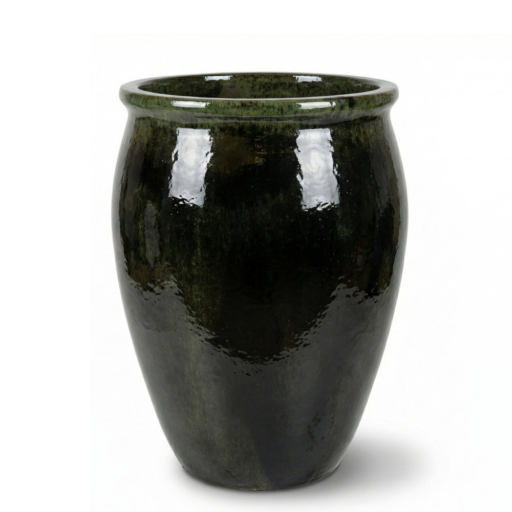 Pot BACCHUS 36x52cm noir et vert