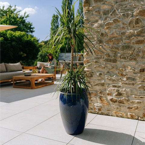 Pot BACCHUS 36x52cm bleu outremer