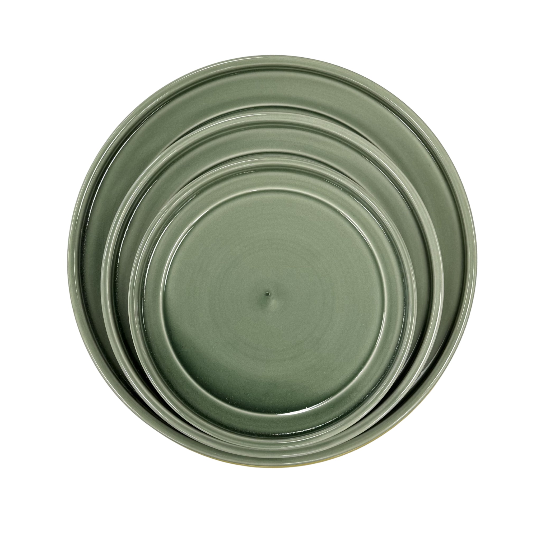 35cm saucer verdigris