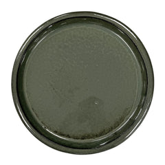 Soucoupe ronde 33cm vert crème