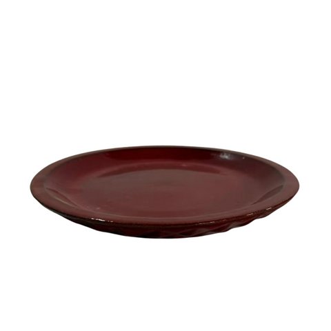 Imperial red 28cm saucer