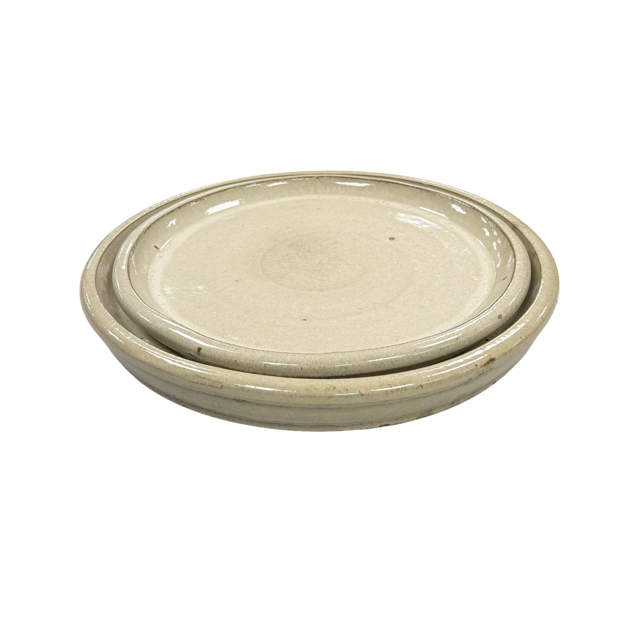 Ronde schotel 33cm crème