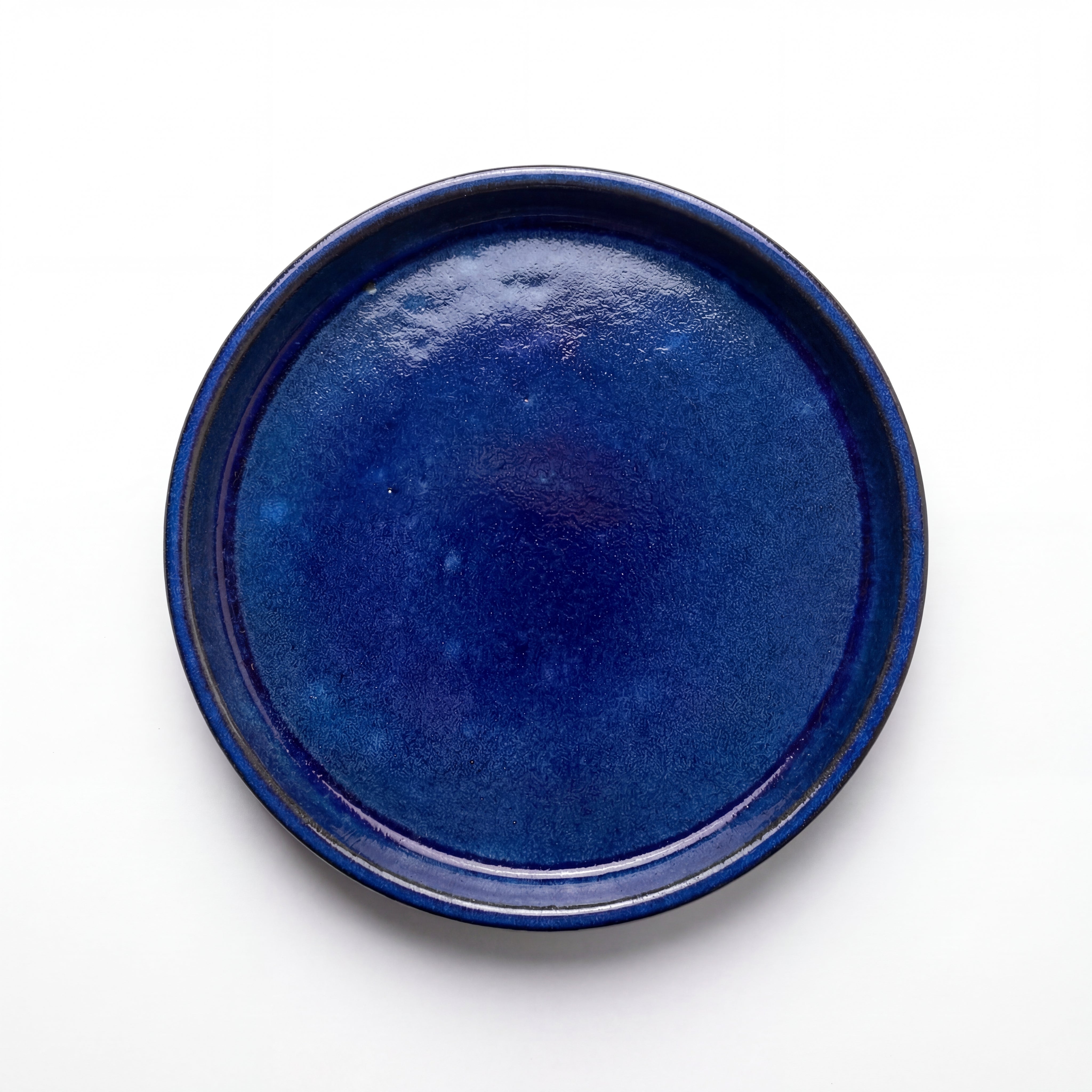 Round saucer 24cm Majorelle blue