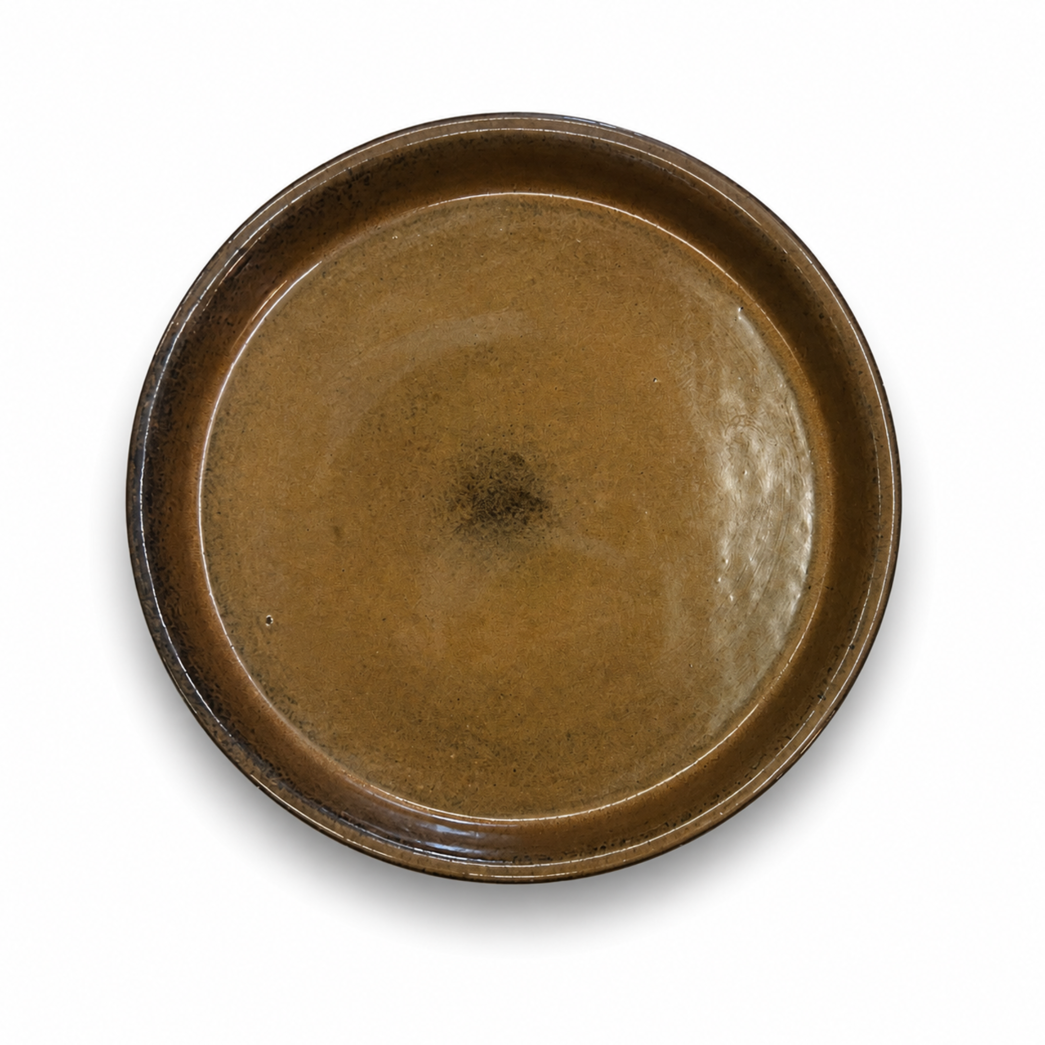 Sottopiatto rotondo 24cm miele ambrato