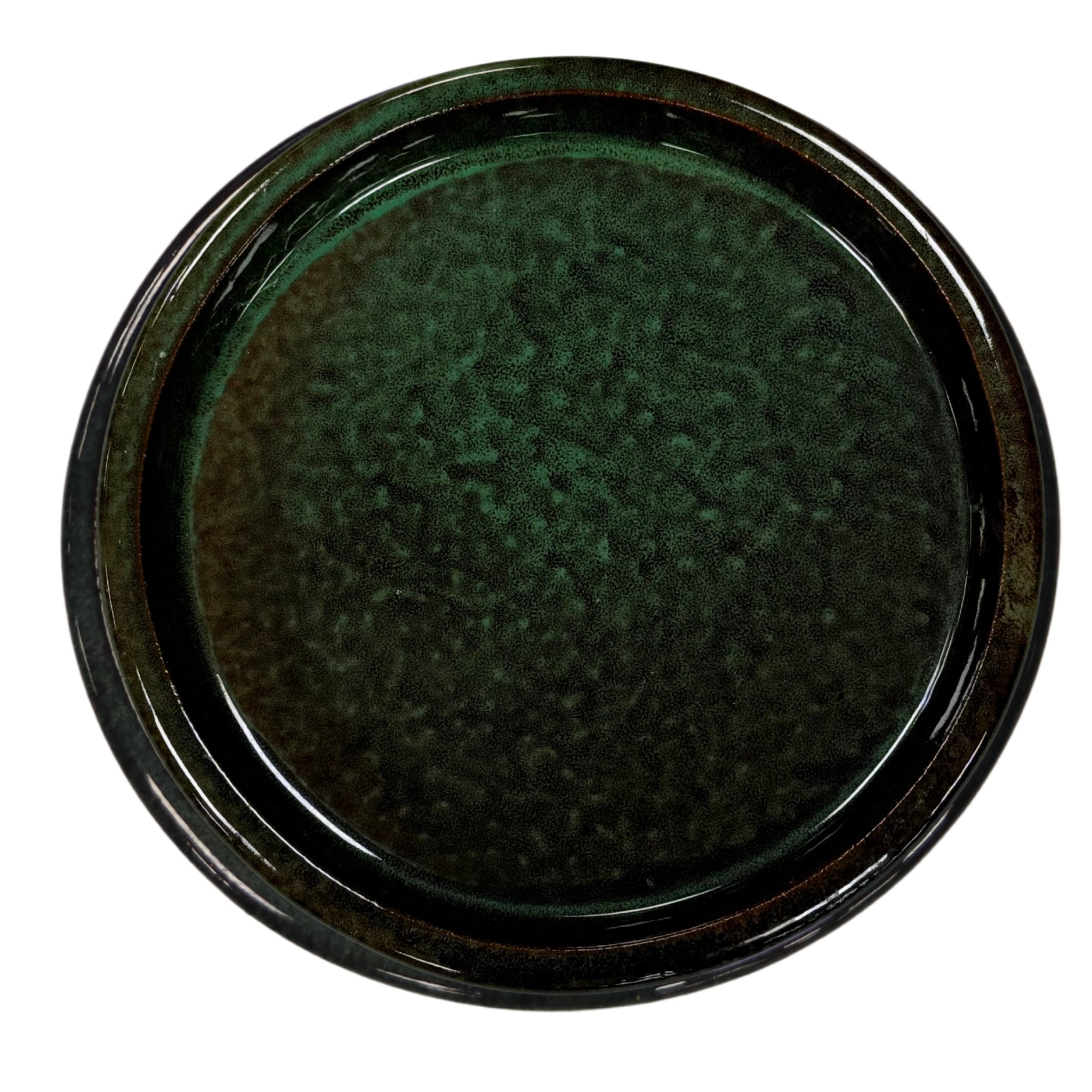 Round saucer 43cm misty green