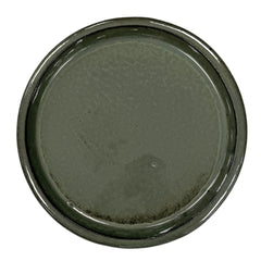 Round saucer 43cm cream green