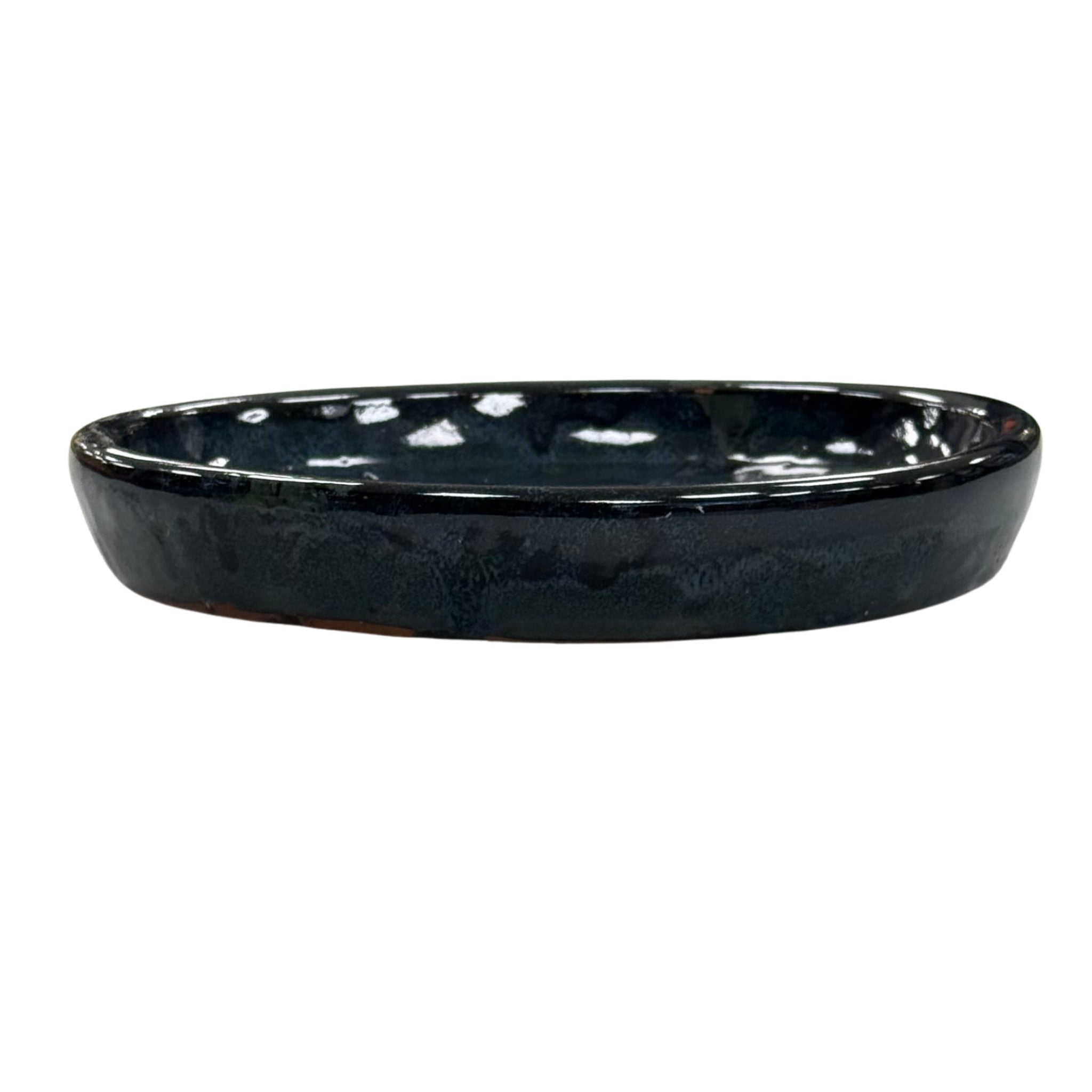 Round saucer 33cm sapphire