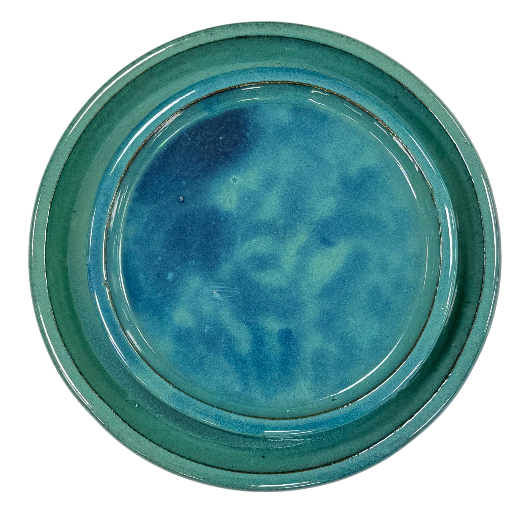 Ronde schotel 33cm jade mist