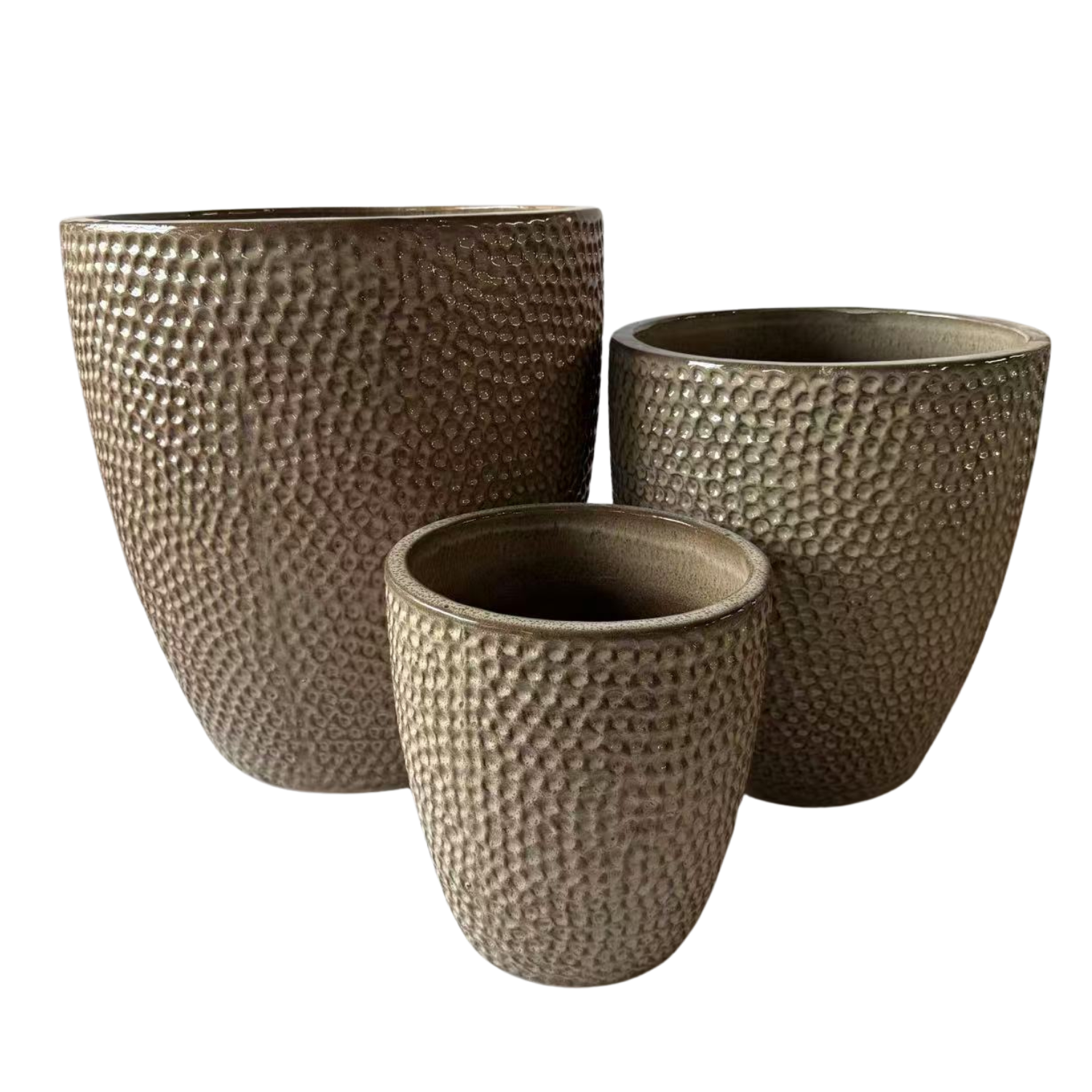 CIGALINE Pot 36x40cm sanded bronze