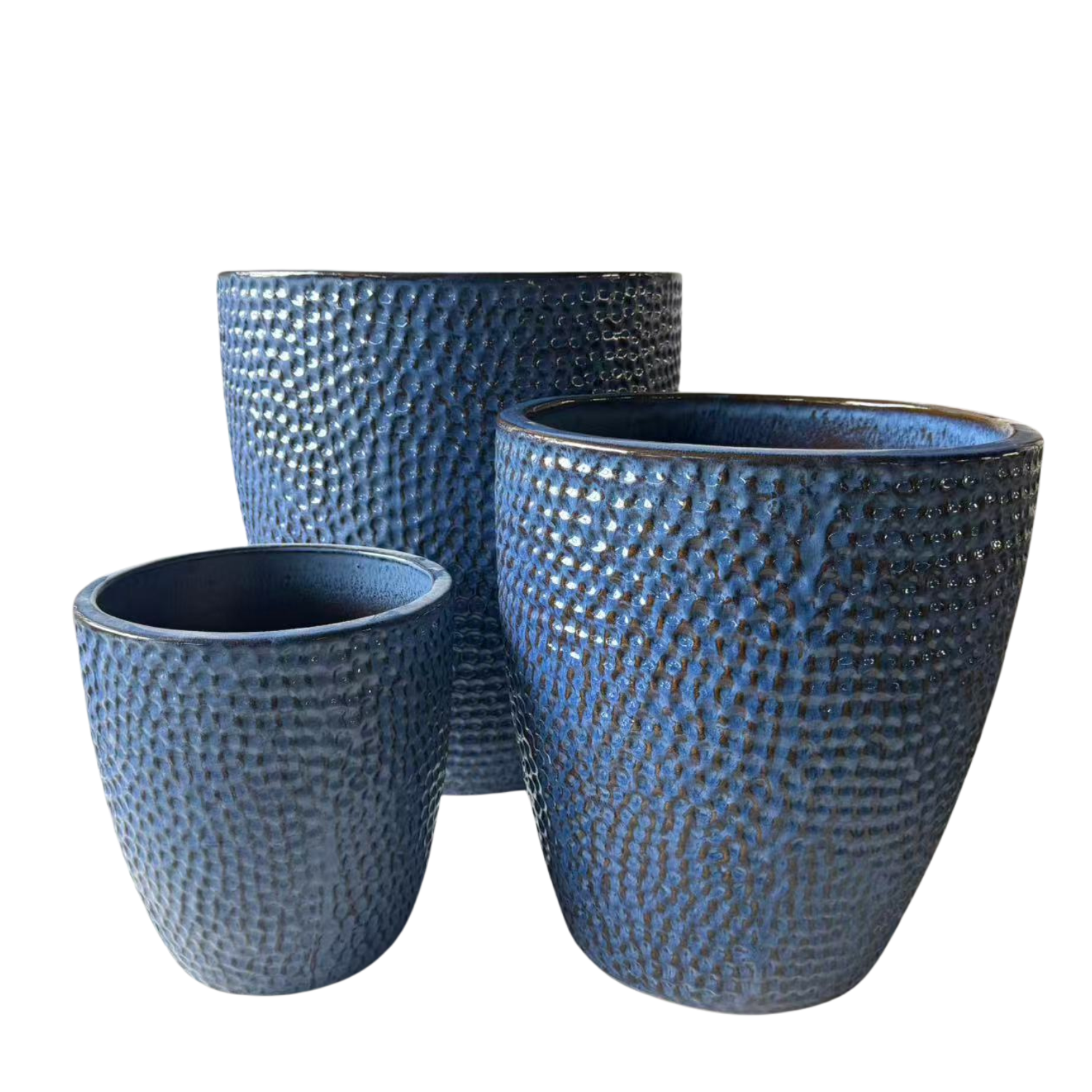 CIGALINE Pot 36x40cm antique blue