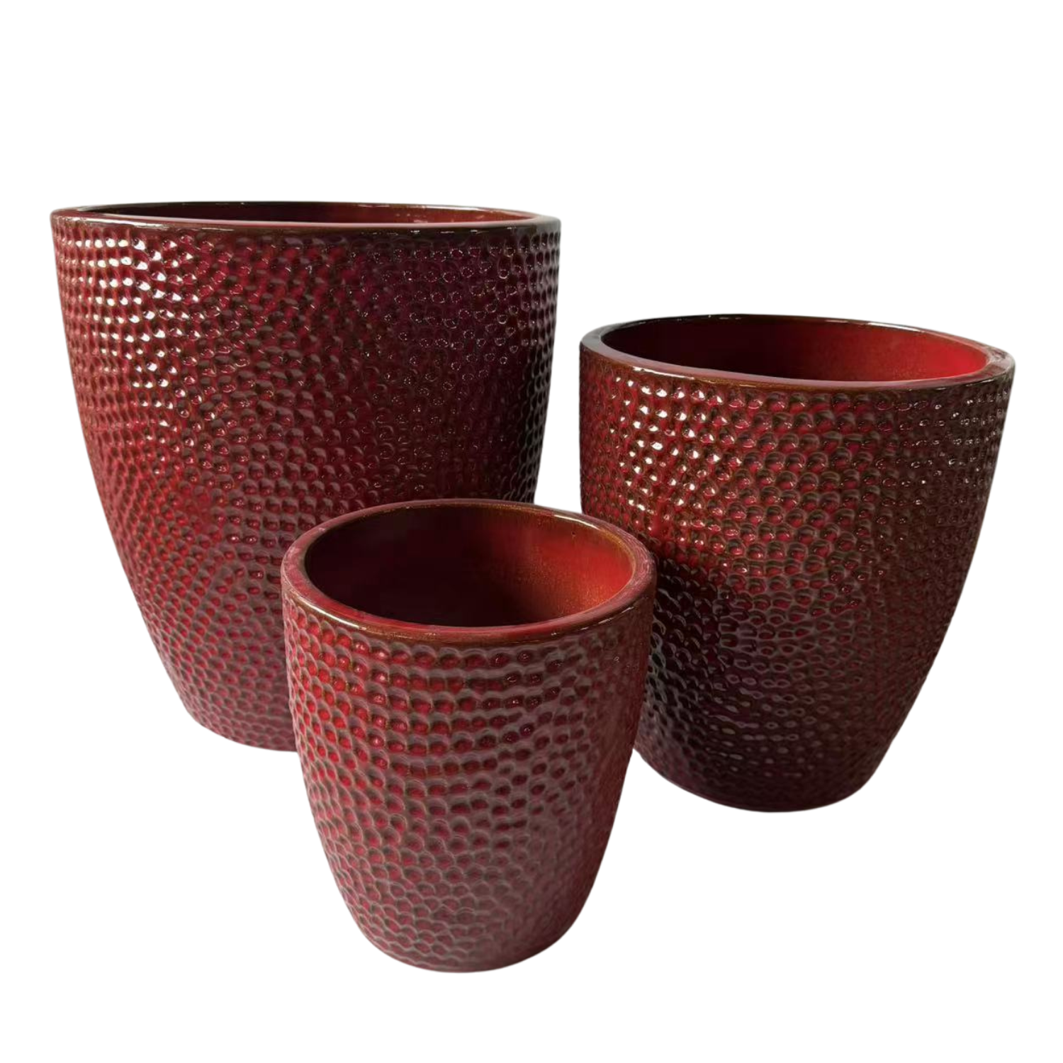 CIGALINE Pot 36x40cm imperial red