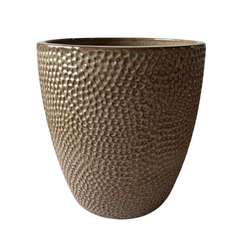 CIGALINE Pot 36x40cm sanded bronze