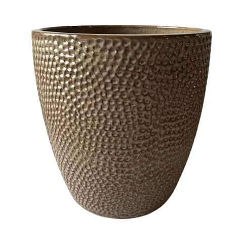 CIGALINE Pot 46x50cm sanded bronze