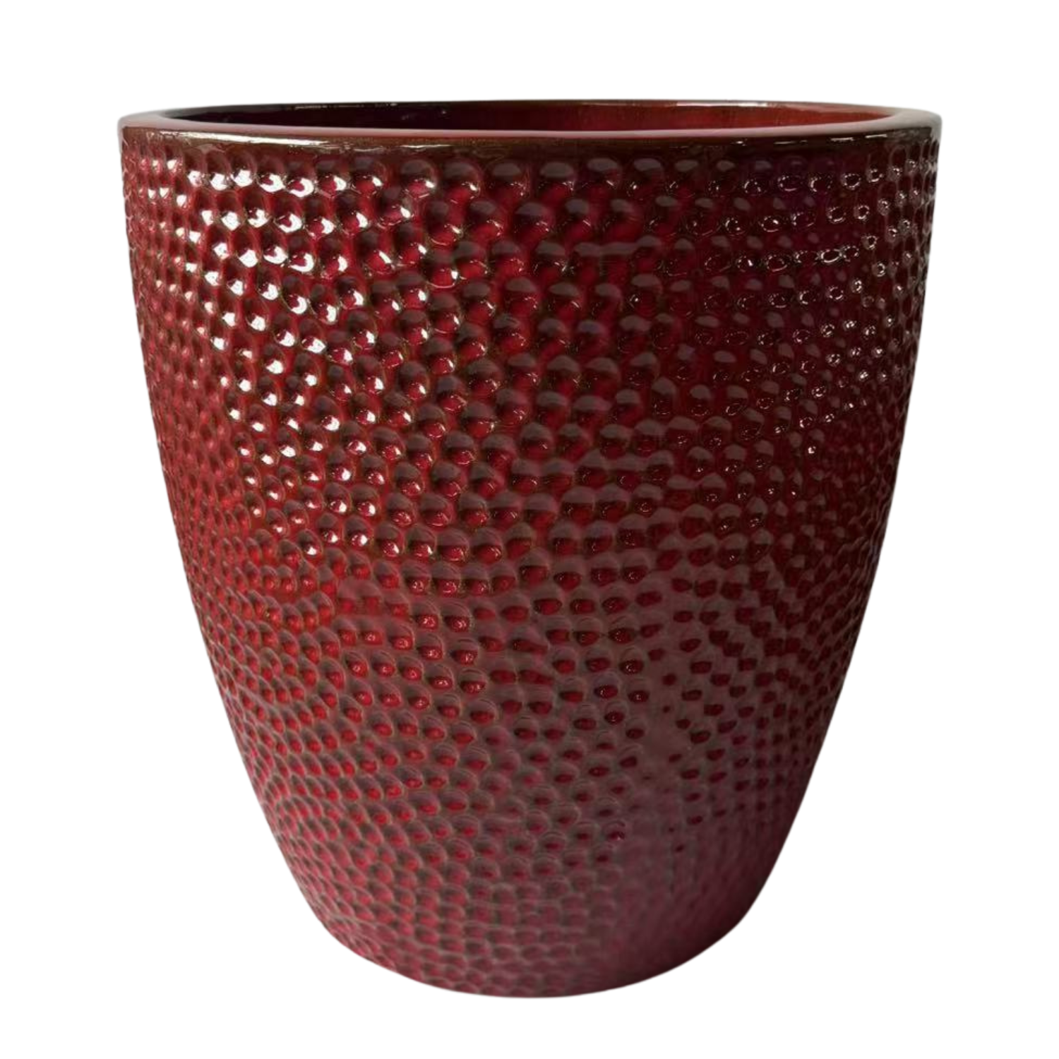 CIGALINE Pot 46x50cm imperial red