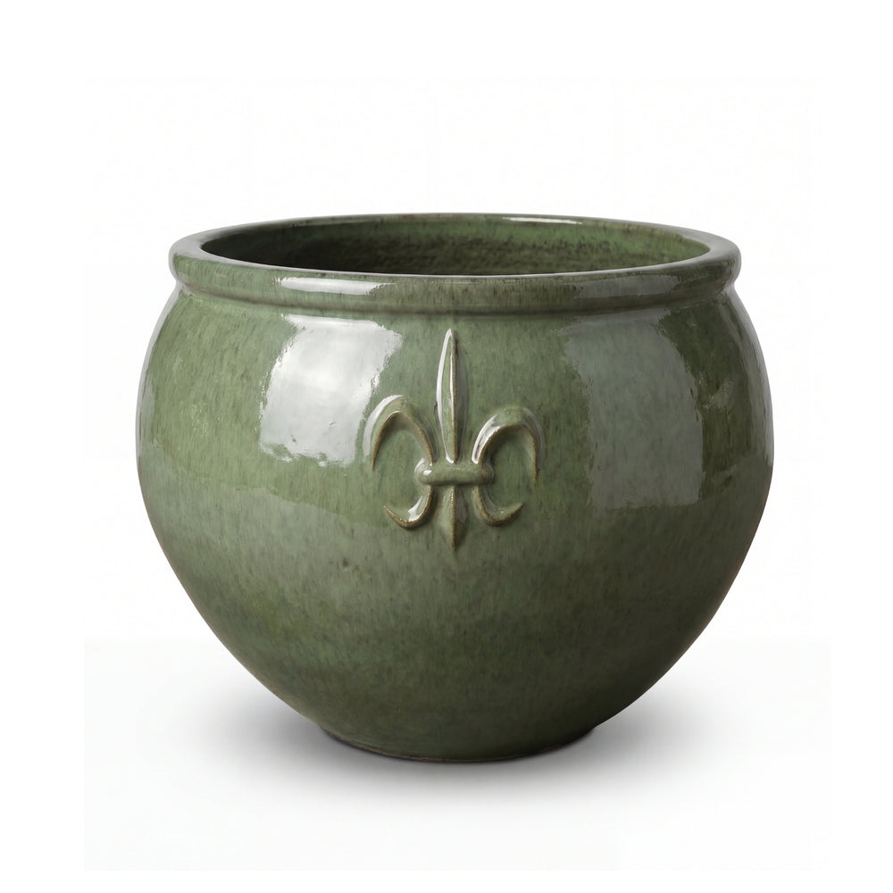 Pot CLOVIS 53x43cm perle de jade