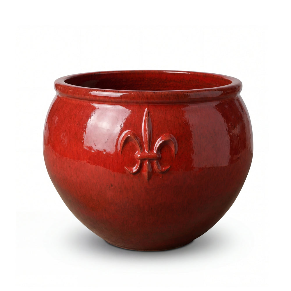 Vaso CLOVIS 53x43cm rosso tropicale
