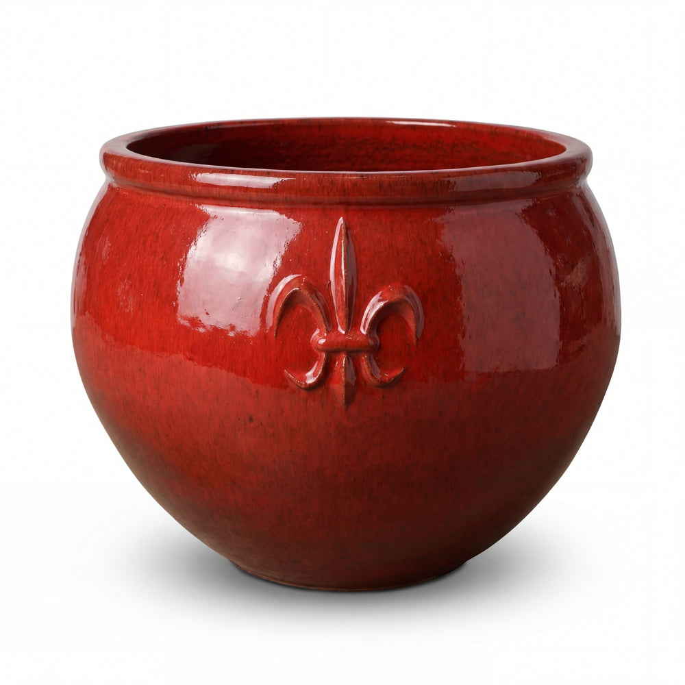 Vaso CLOVIS 86x64cm rosso tropicale