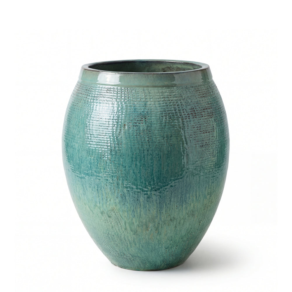Pot COCOON 42x53cm oceaanblauw