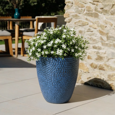 Pot CIGALINE 26x28cm bleu antique