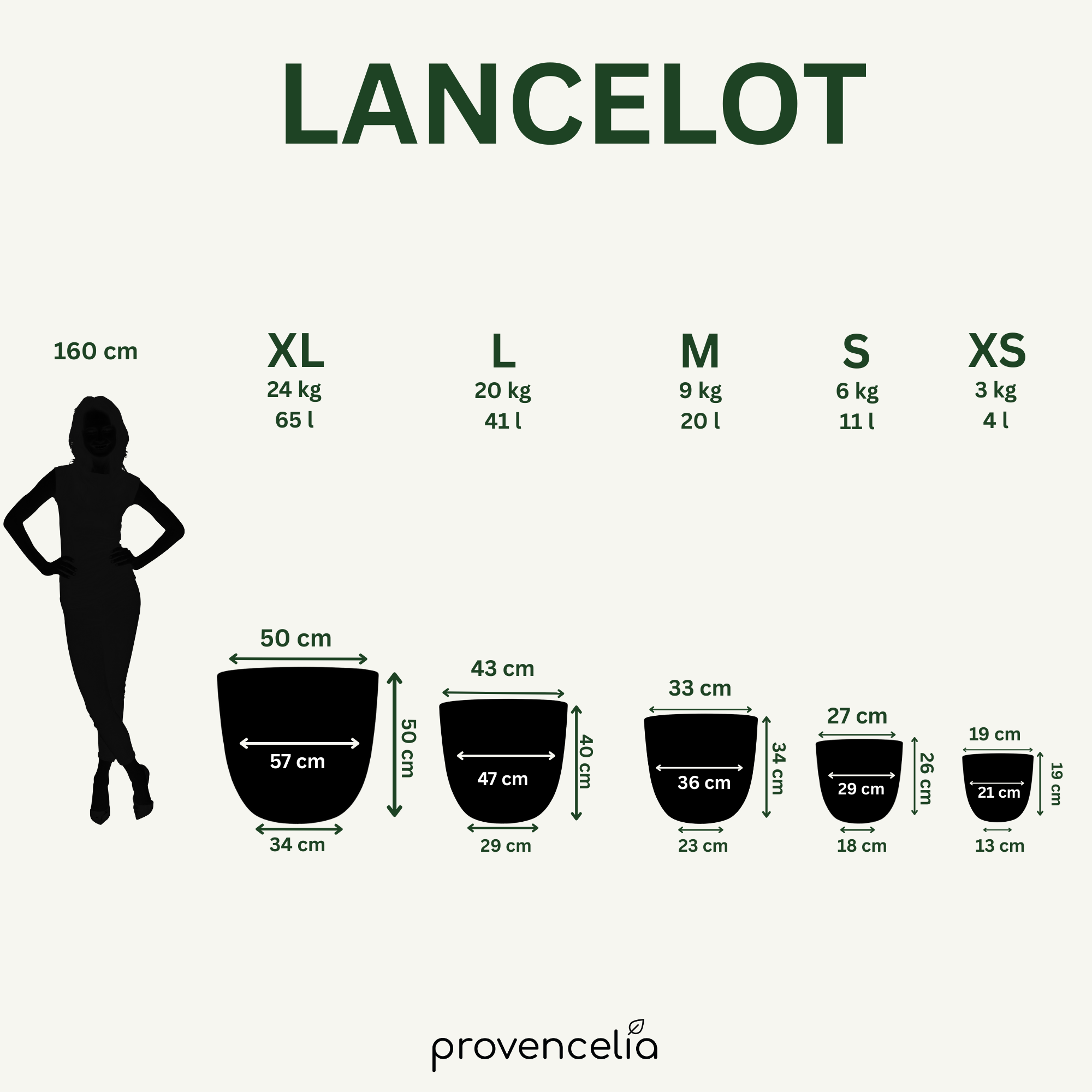 Pot LANCELOT 21x19cm brume d'hiver