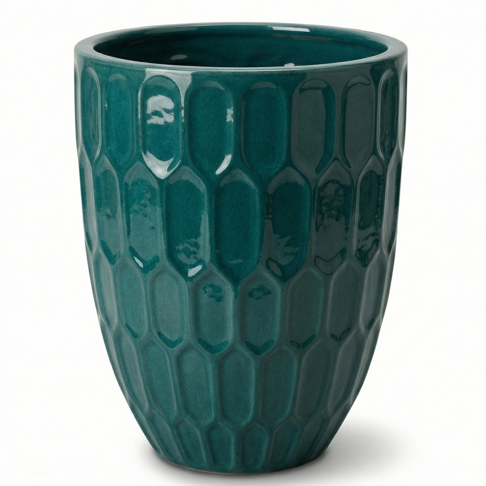 DAUDET Pot 41x55cm petrol blue