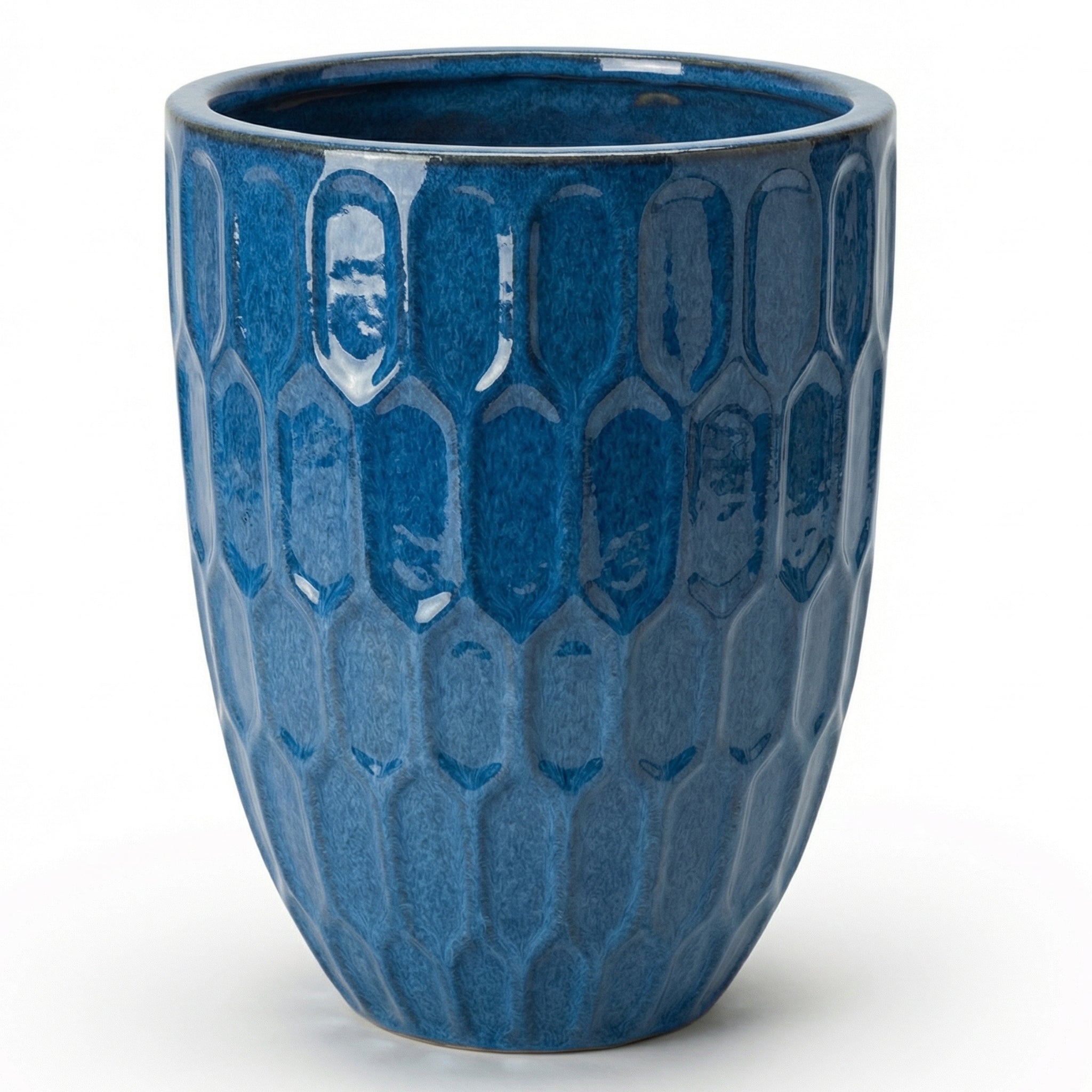 DAUDET Pot 41x55cm antique blue