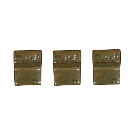 Set di 3 piedini per vaso 6cm verde crema