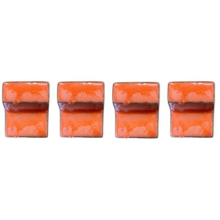 Set di 4 piedini per vaso 6cm aurora
