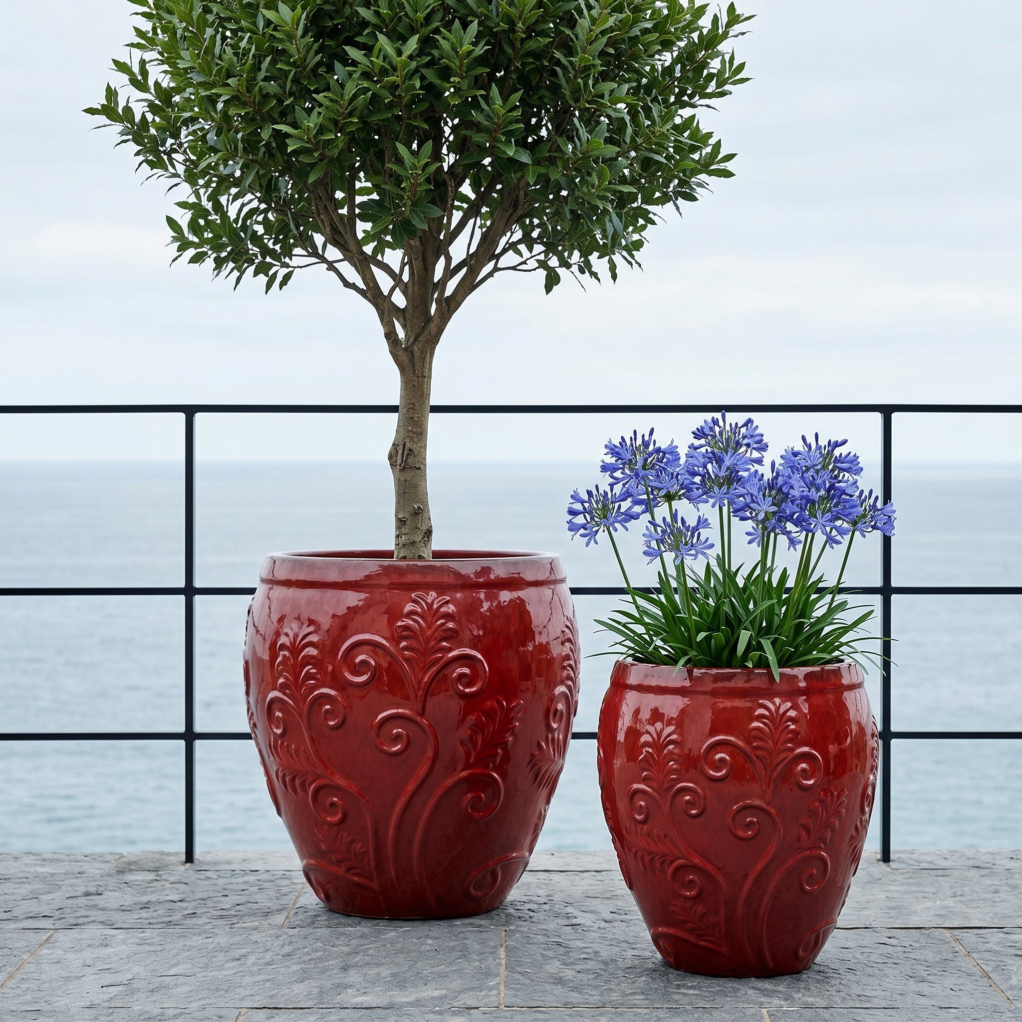 GAIA Pot 75x78cm tropical red