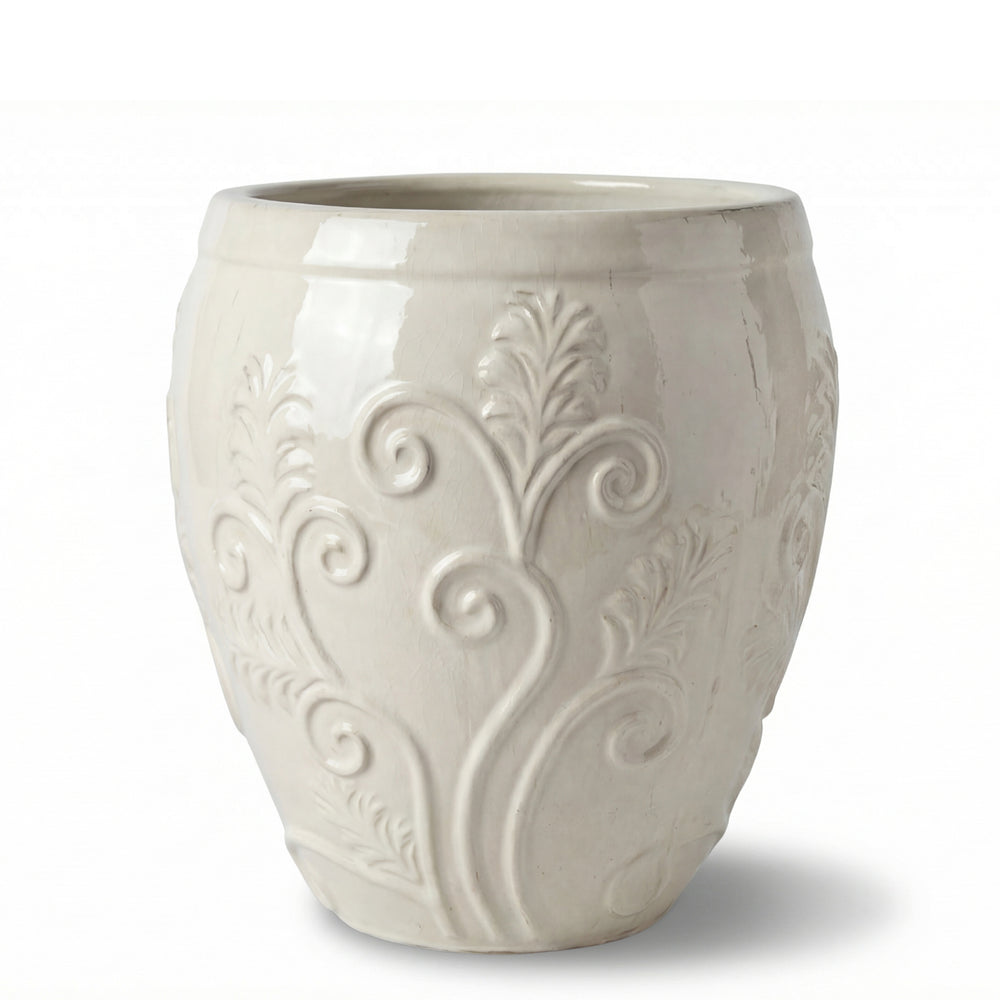 Maceta GAIA 52x58cm crema