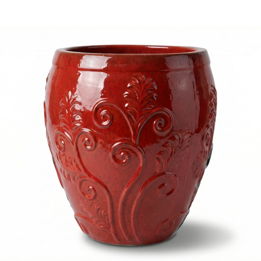 Vaso GAIA 52x58cm rosso tropicale