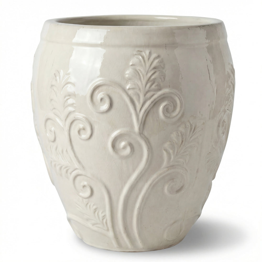 Maceta GAIA 75x78cm crema