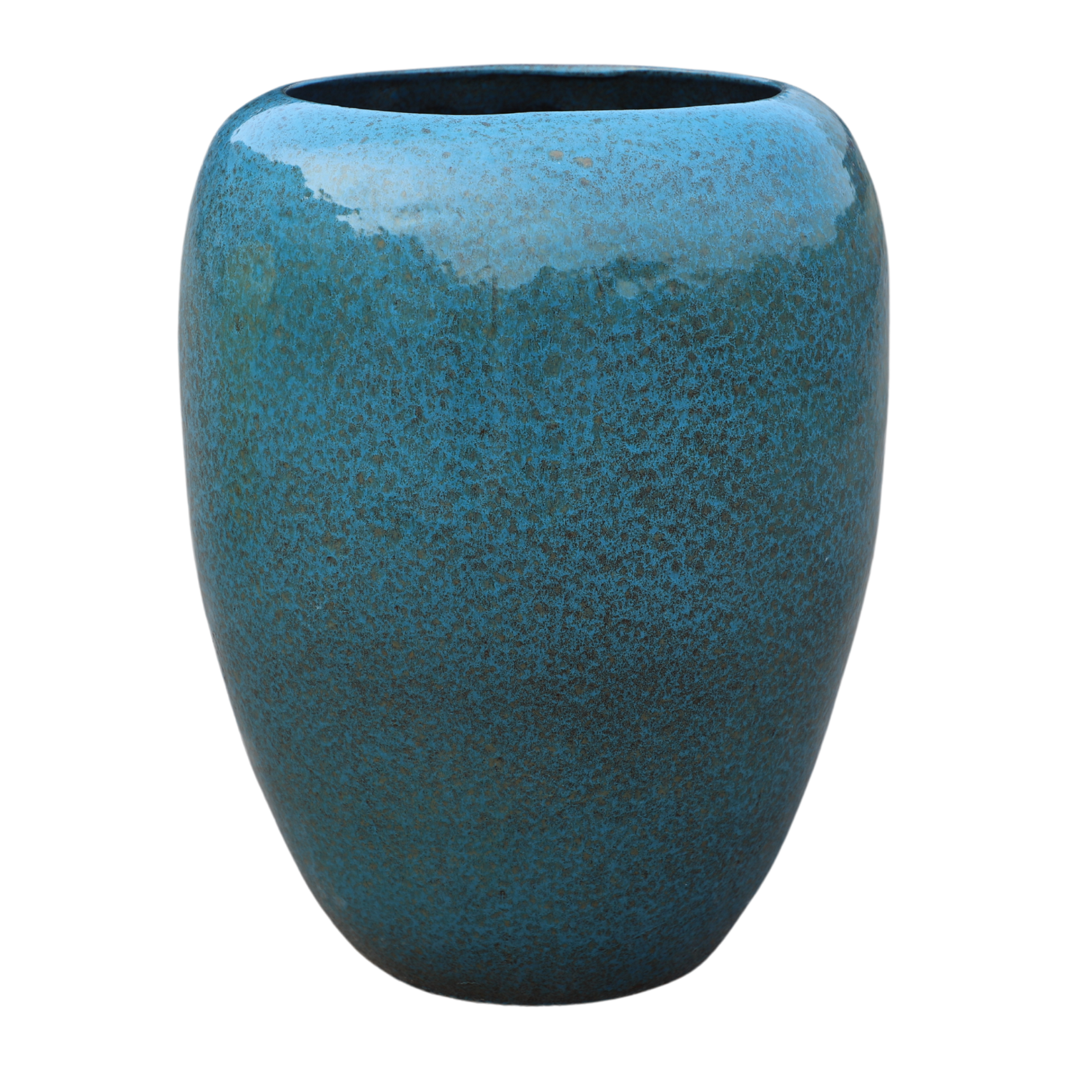 Vaso GALILEE 50x60cm blu acciaio