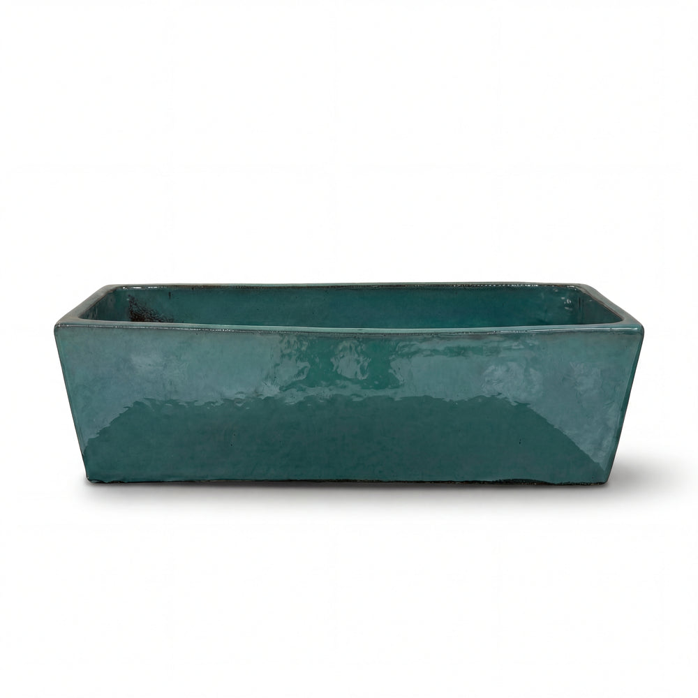 Jardinière GIONO 60x20x18cm brume de jade