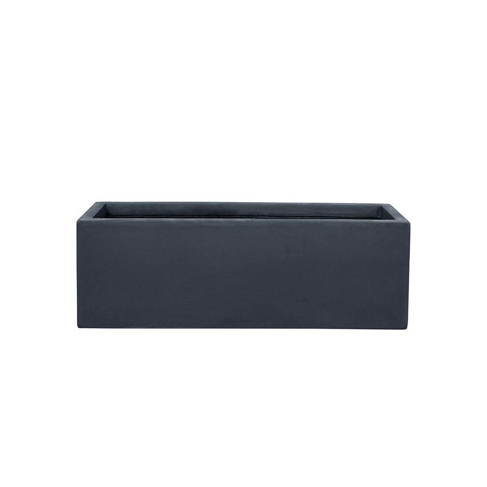 Jardinière HORIZON 65x16x18cm gris foncé