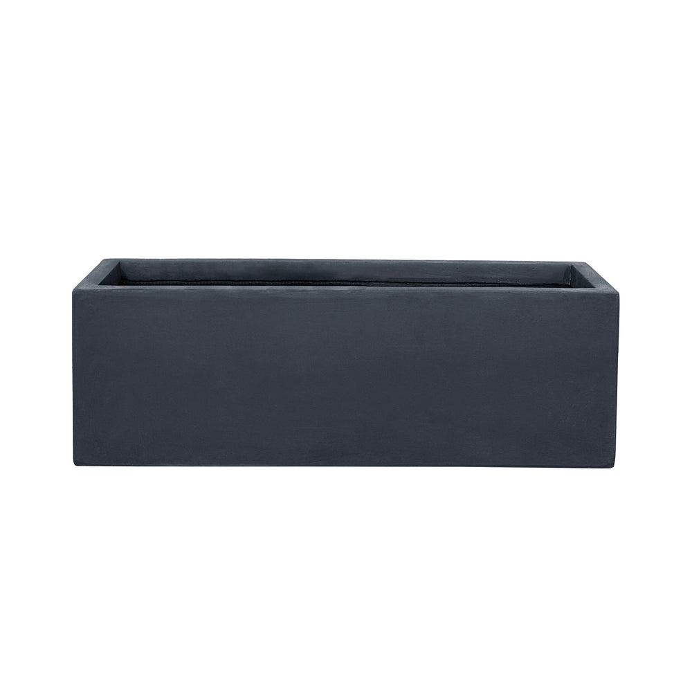 Jardinière HORIZON 75x24x25cm gris foncé