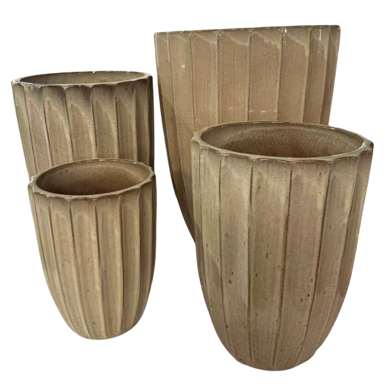 HUGO Pot 55x71cm sanded bronze