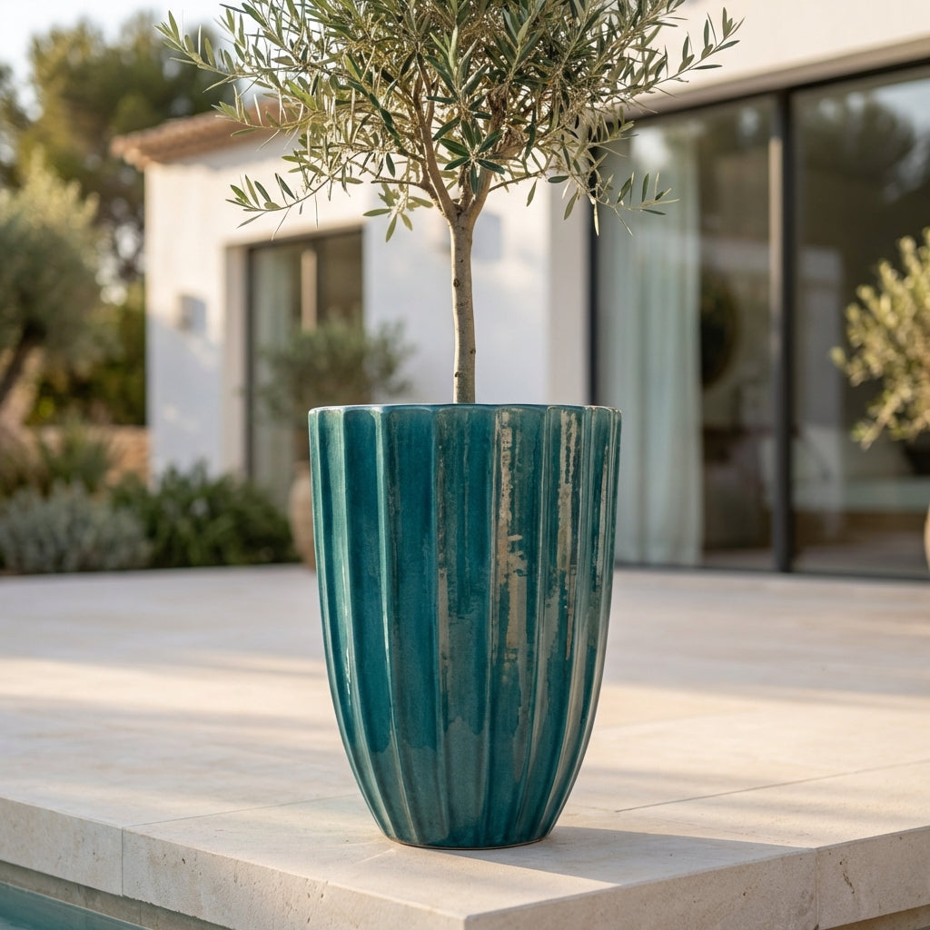 HUGO Pot 30x39cm turquoise