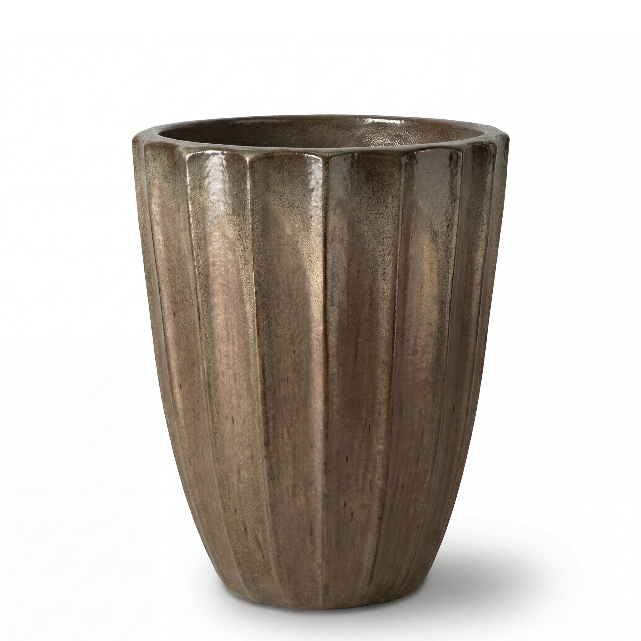 Pot HUGO 36x50cm bronze sablé