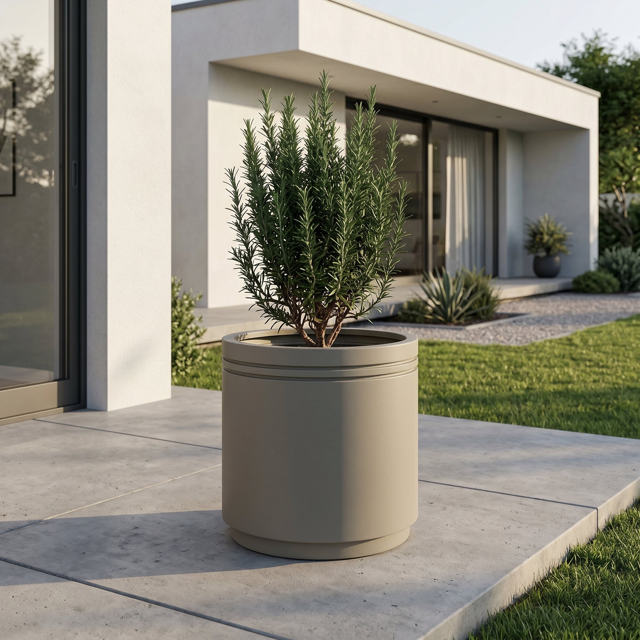 Vaso INFINITY ROUND 60x60cm champagne
