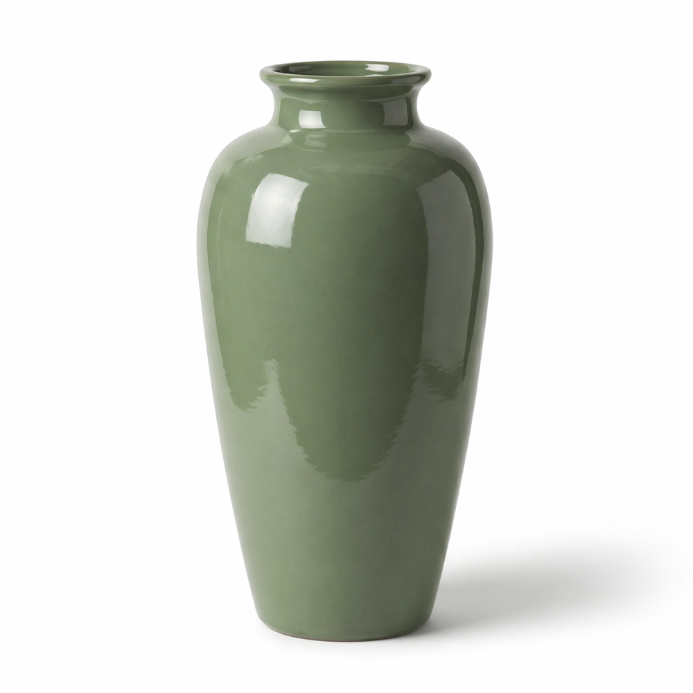 Planter JUPITER 40x83cm jade pearl