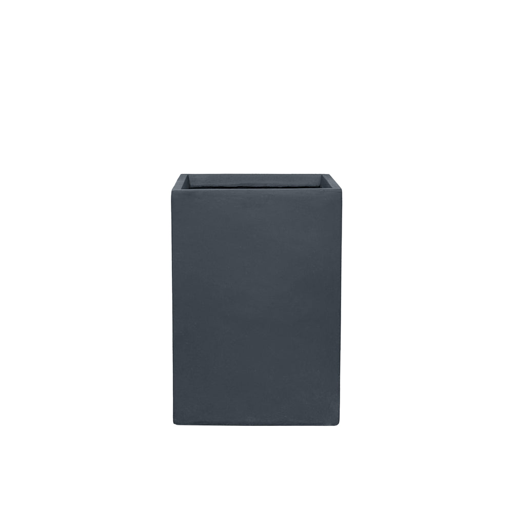Vaso portapiante preforato KUBIX 33x47cm grigio scuro