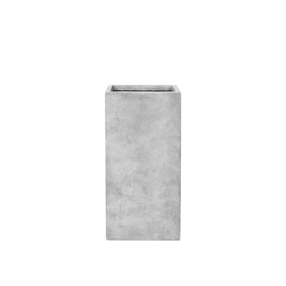 Cache-pot pré percé KUBIX 35x70cm gris clair