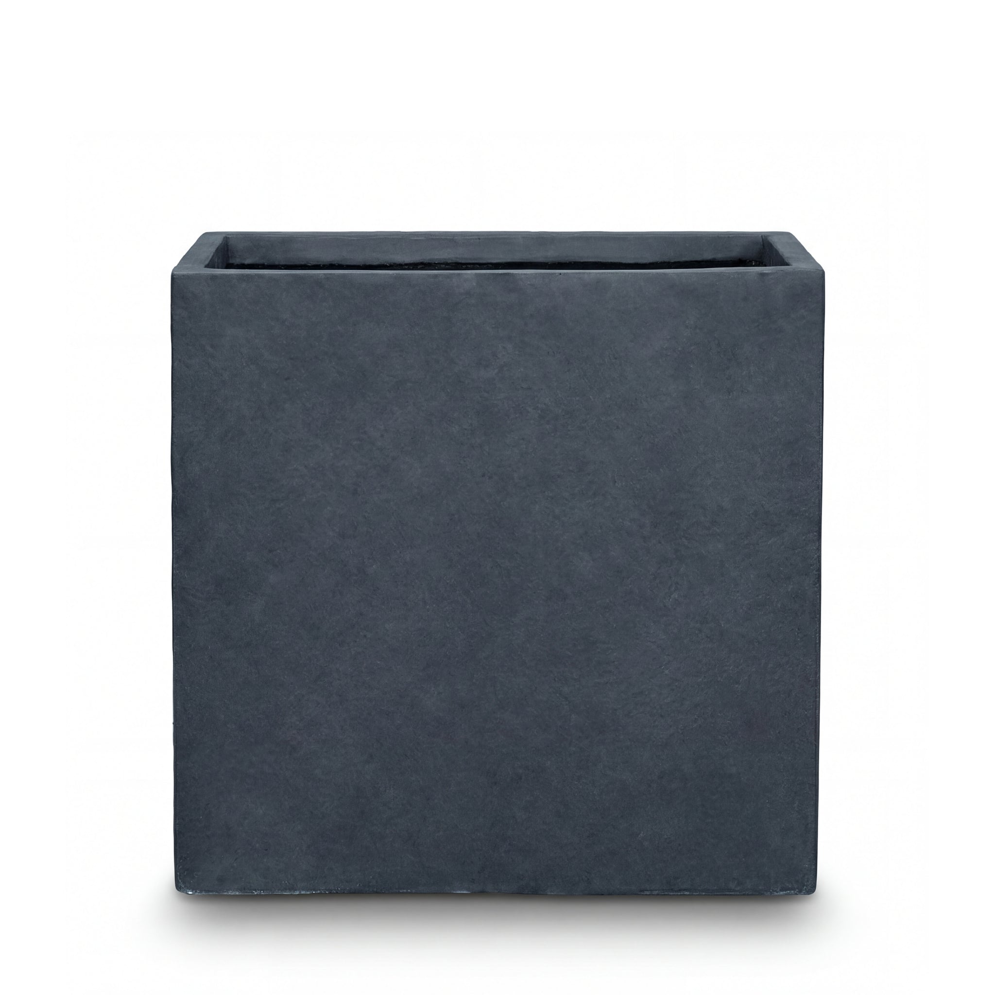 Cache-pot pré percé KUBIX 40x40cm gris foncé