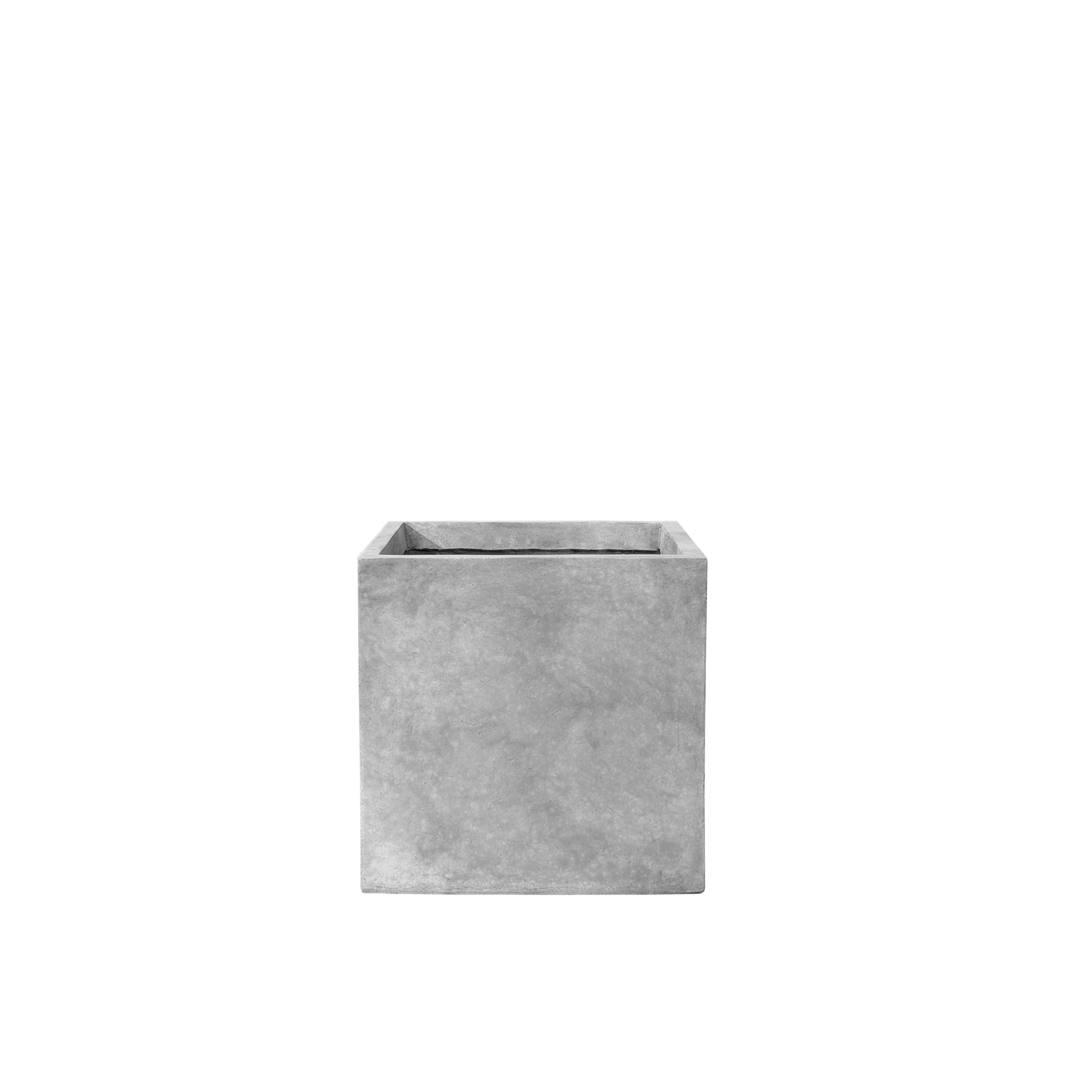 Pot KUBIX 40x40cm gris clair