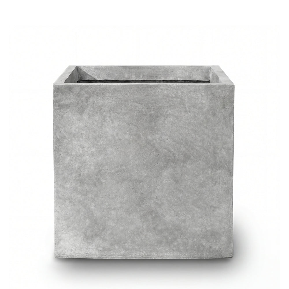 Vaso KUBIX 40x40cm grigio chiaro