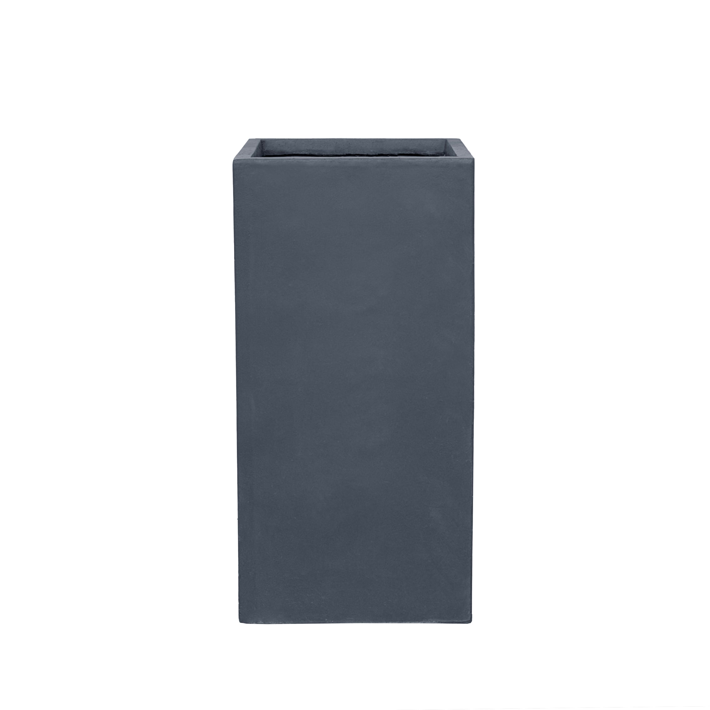 Pot KUBIX 41x81cm gris foncé