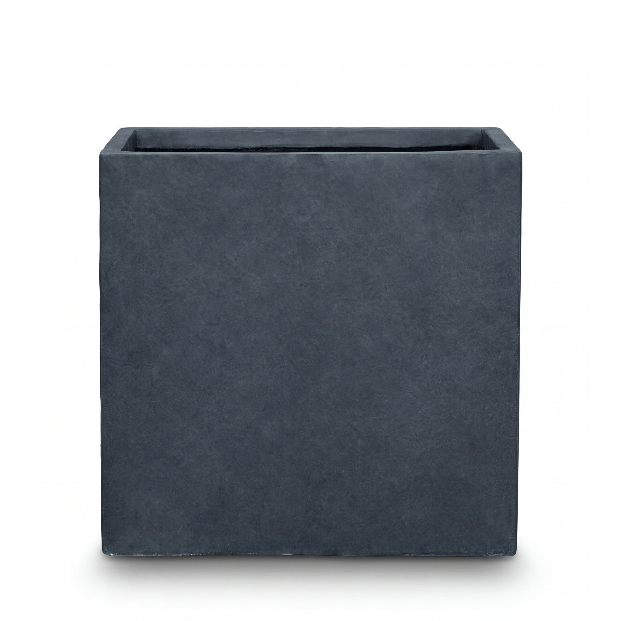 Cache-pot pré percé KUBIX 50x50cm gris foncé